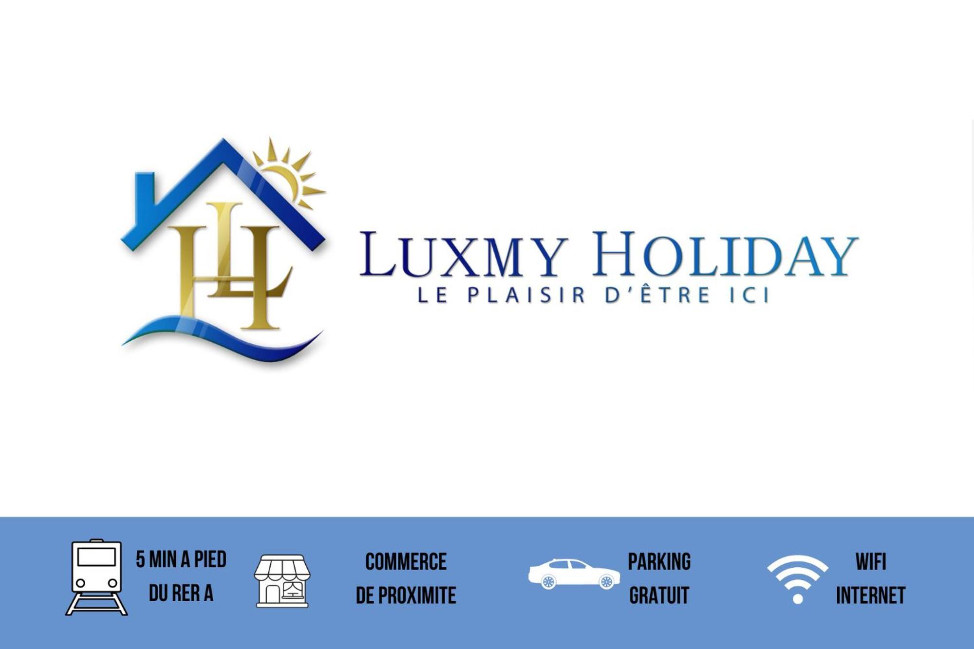 Disney Blue Lagoon - Ideal Sejour Famille Et Professionnel - Parking Inclus - Facile D'Acces - Proche Transport & Parc Disney Bussy-Saint-Georges Exterior photo